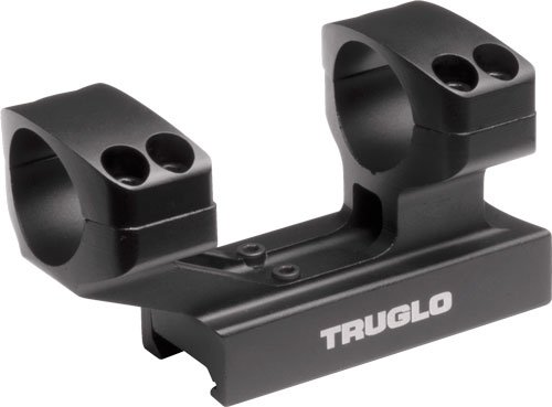 TRUGLO 1-PIECE PICATINNY RISER - SCOPE MOUNT 1"HEIGHT 1" RINGS