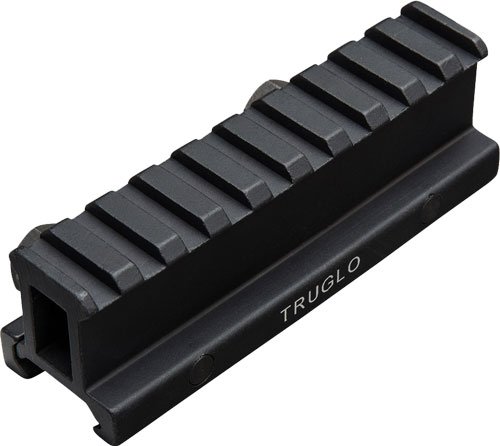 TRUGLO 1-PIECE PICATINNY RISER - MOUNT 1" RISE 4" LENGTH
