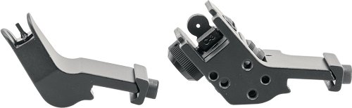 JE FIXED FRONT/REAR SIGHT - 45 DEGREE OFFSET ALUMINUM BLK