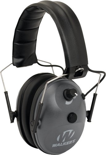 WALKERS MUFF ELECTRONIC 1-MIC - 4X ENHANCEMENT 22dB GREY