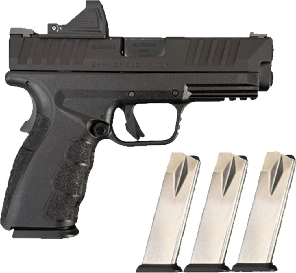 SPRINGFIELD XD MOD.4 OSP 9MM - 4" 16RD BLACK 4MAGS GEAR PAC