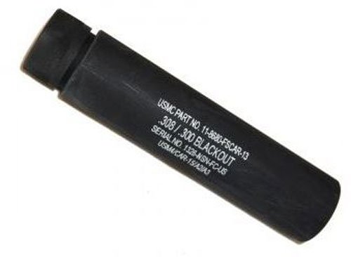 GUNTEC AR308 FAKE SUPPRESSOR - 5.5" 5/8X24 THREADS BLACK