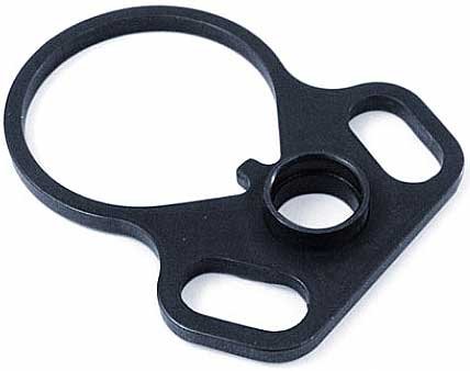 GUNTEC AR15 SINGLE POINT SLING - QD ADAPTER AMBI BLACK