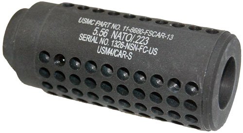 GUNTEC AR15 FAKE SUPPRESSOR - SOCOM MINI 1/2X28 TPI BLACK