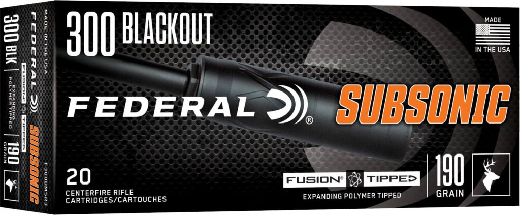 FDR 300BLK 190GR FUS TIP SUB20