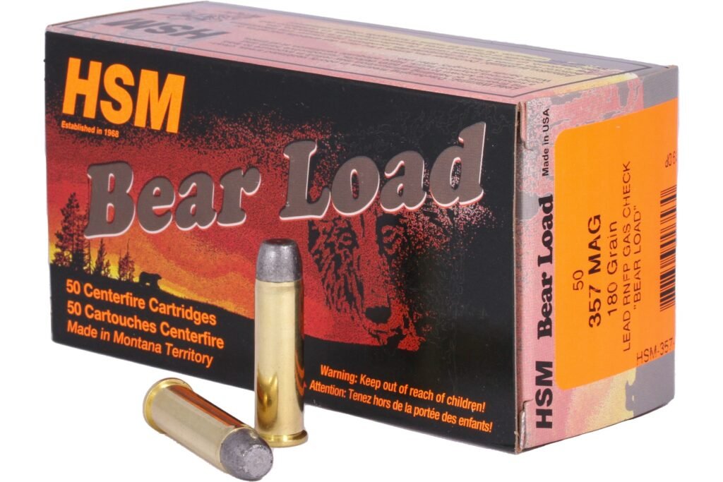 HSM 357 180GR BEAR RNFP 50RD