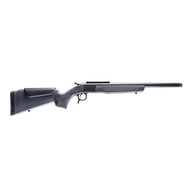 CVA Scout Single Shot Rifle .300 Blackout 16.5" Threaded Blued Barrel Grey Stock 0 MOA Pic Rail