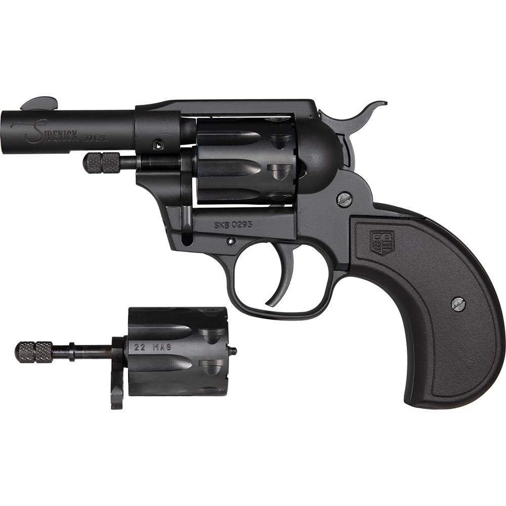 Diamondback Sidekick Birdshead Handgun .22 Wmr/.22 LR 9rd Capacity 3" Barrel SA/DA Black
