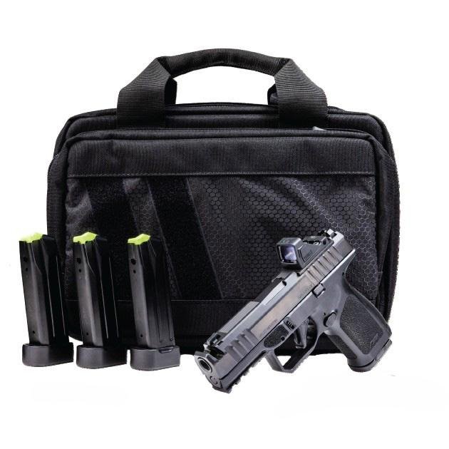 Rost Martin RM1S Comp Handgun Bundle 9mm Luger 15(4)rd Magazines 3.6" Barrel Black Red Dot Pistol