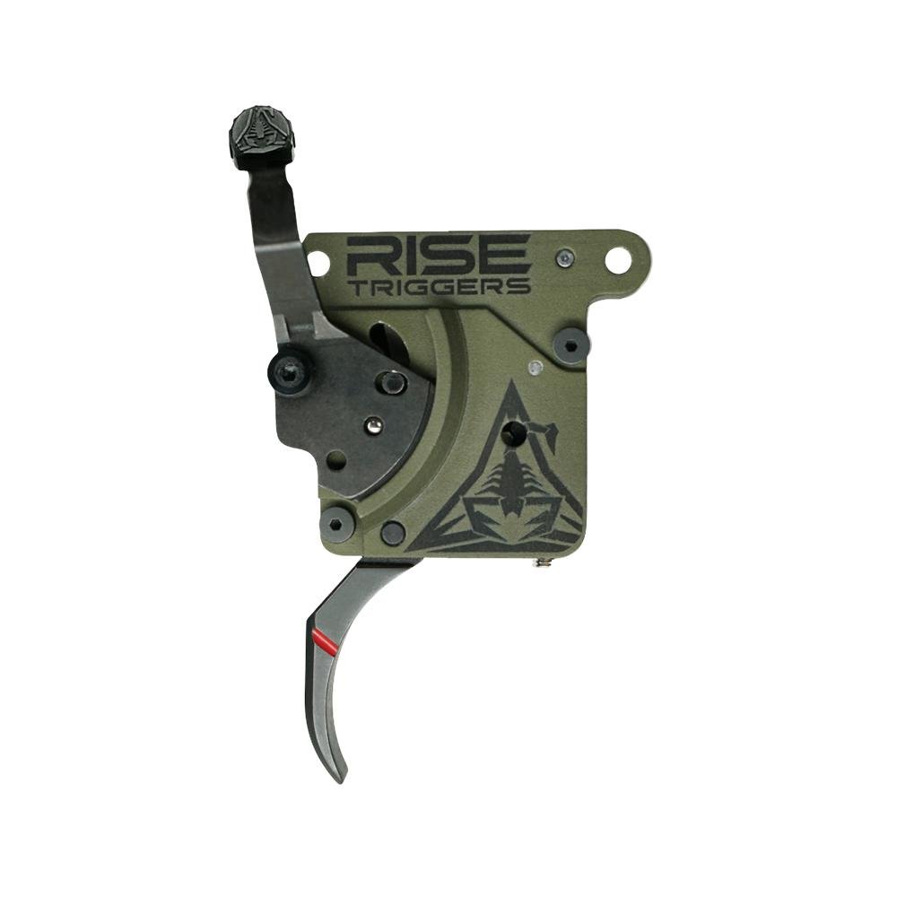 Rise Armament Reliant Hunter Rem 700 Rifle Trigger Curved Black