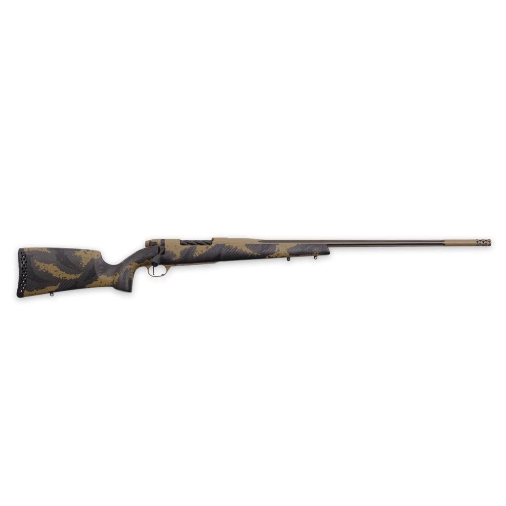 Weatherby Mark V Apex Rifle 30-378 Wby Mag 2rd Magazine 26" Barrel Tan and Brown with Muzzle Brake