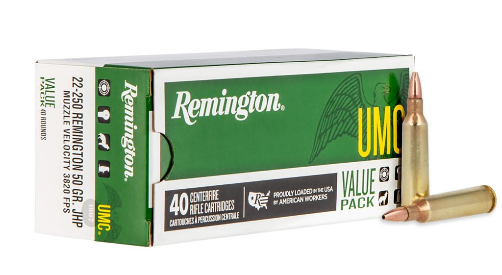 REM 22-250 50GR UMC JHP 20RD