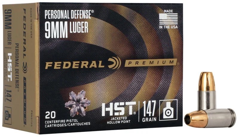 FDR 9MM 147GR HST JHP 20RD