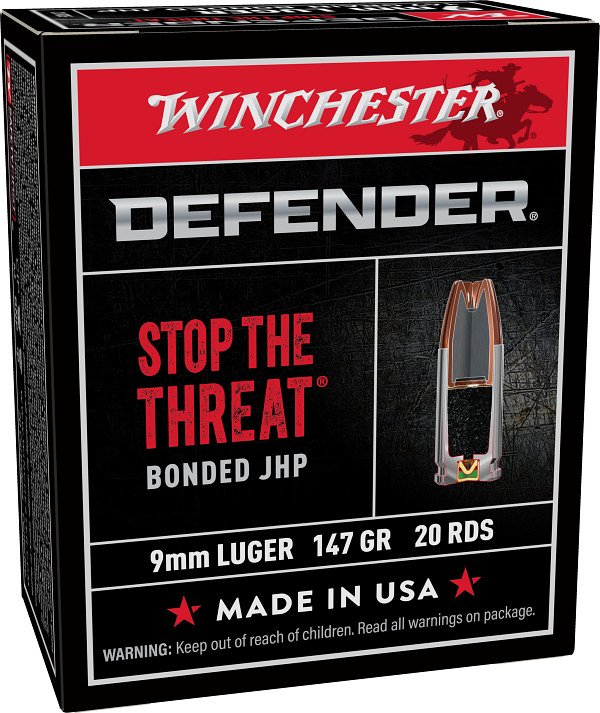 WIN 9MM 147GR DFNDR BJHP 20RD