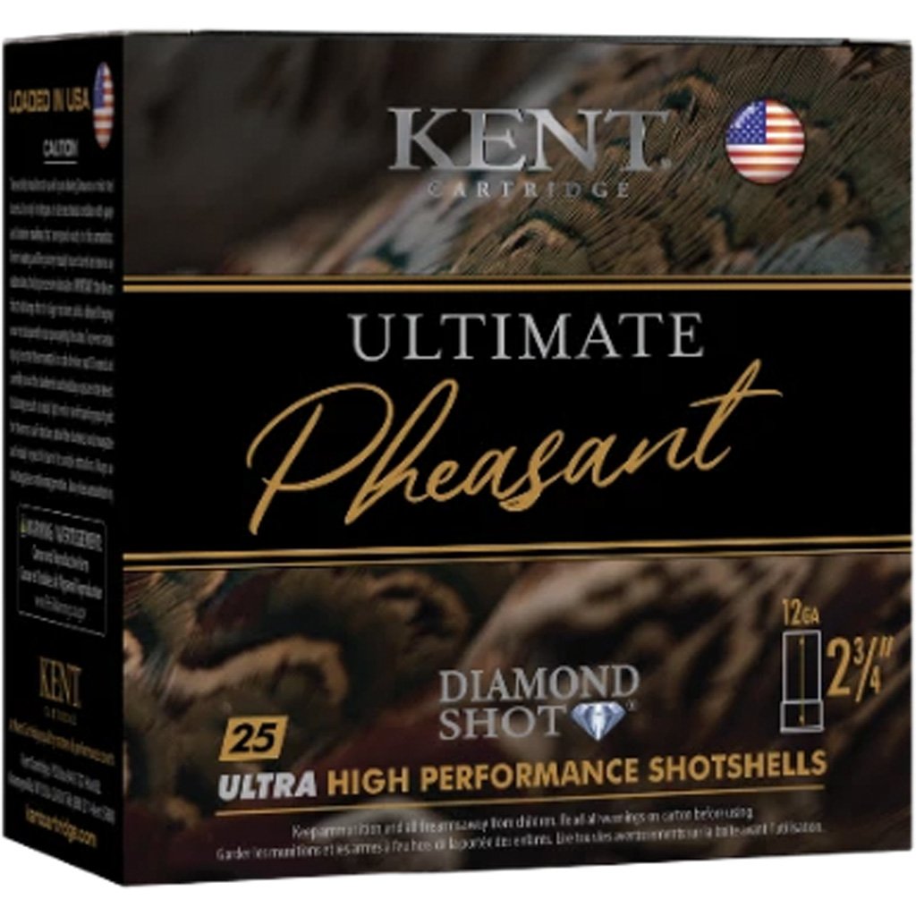 Kent Ultimate Pheasant Load 12 ga. 2 3/4 in. 1 3/8 oz. 4 x 6 Shot 25rd.