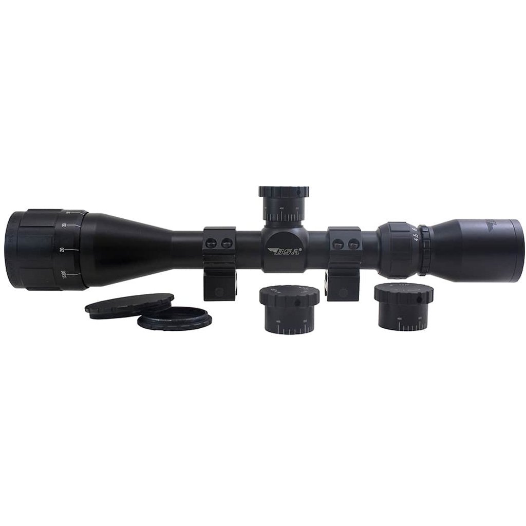 BSA Optics Sweet 17 AO Rifle Scope 3-9x40mm .17 HMR W/ Dovetail Rings - Image 3