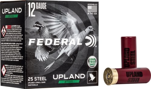 FEDERAL UPLAND STEEL 12GA - 2.75" 1-1/8OZ #6 25RD 10BX/CS