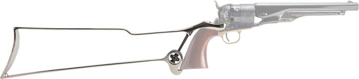 CIMARRON REVOLVER SHOULDER - STOCK 1860/1851/1861 STEEL