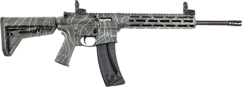 S&W M&P15-22 SPORT 22LR ODG - TOPO 25 RD SIGHTS 6-POS STOCK