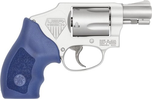 S&W 642 ENGRAVED AMERICANA 250 - 38SPL+P FS 5-SH SATIN SS