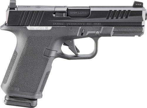 RUGER RXM 9MM LUGER 4" ADJ - 17-SHOT BLACK BLACK GRIP