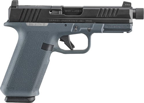 RUGER RXM 9MM LUGER 4.5" ADJ - 17-SHOT THREADED STEALTH GRAY