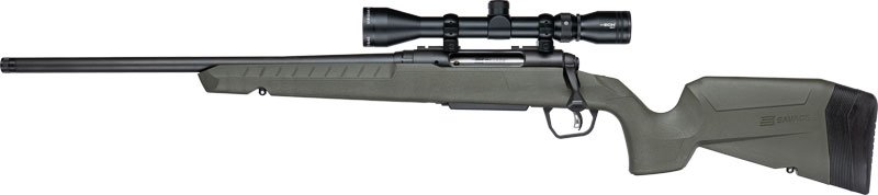 SAVAGE AXIS 2 XP 6.5CM 20" LH - THREADED W/3-9X40 BLACK/GREEN
