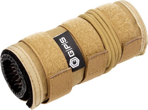 GPS TACTICAL SUPPRESSOR COVER - 6" TAN